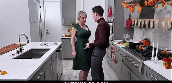  Blonde Milf Mom Lets Son Stuff His Junk In Her